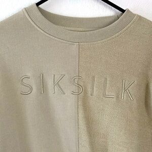 💋SIKSILK Cropped Beige Sweater